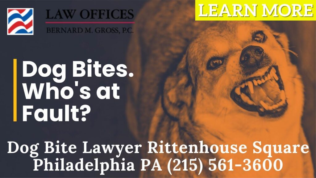 Dog Bite Attorney Rittenhouse Square Philadelphia PA (215) 561-3600