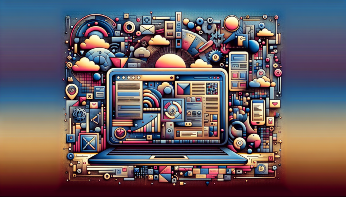A digital screen displaying an optimized Google business profile with a branded name, accurate address, and relevant keywords.