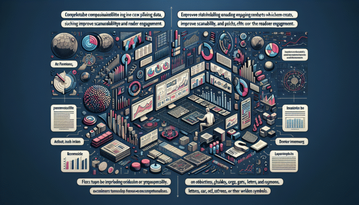 Infographic simplifying data, enhancing comprehension, visually engaging, boosting scannability and reader engagement.
