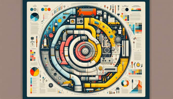 Infographic on duct cleaning services in New Westminster, showcasing clean vs. dirty ducts, tools, and service area map.